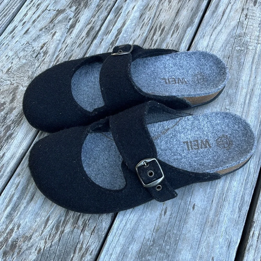 Dr. Weil Felt Wool Mary Jane’s Size 8 - Picture 4 of 7